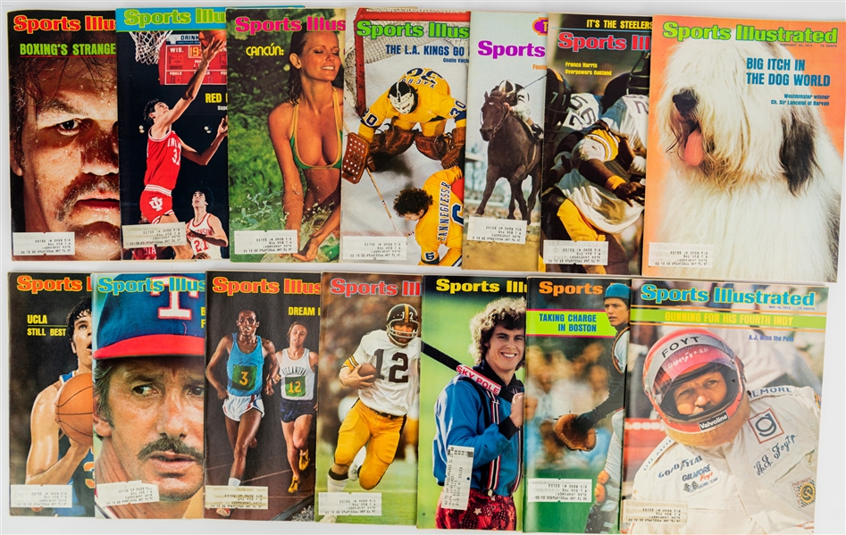 1960s-2000s Sports Illustrated College Football Basketball Media Guides/Yearbook Hardcover Books - Lot of 400+