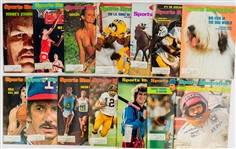 1960s-2000s Sports Illustrated College Football Basketball Media Guides/Yearbook Hardcover Books - Lot of 400+