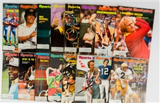 1960's-2000's Sports Illustrated College Football Basketball Media Guides/Yearbook Hardcover Books - Lot of 400+