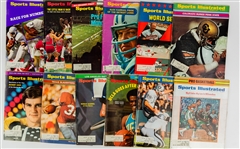 1960's-2000's Sports Illustrated College Football Basketball Media Guides/Yearbook Hardcover Books - Lot of 400+