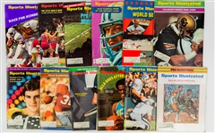 1960's-2000's Sports Illustrated College Football Basketball Media Guides/Yearbook Hardcover Books - Lot of 400+