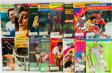 1960's-2000's Sports Illustrated College Football Basketball Media Guides/Yearbook Hardcover Books - Lot of 400+