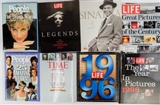 1960's-2000's Sports Illustrated College Football Basketball Media Guides/Yearbook Hardcover Books - Lot of 400+