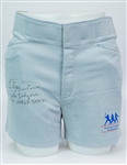 1990s Elias Sosa Los Angeles Dodgers Signed MLB Players Alumni Shorts (JSA)