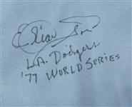 1990's Elias Sosa Los Angeles Dodgers Signed MLB Players Alumni Shorts (JSA)