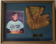 1956-1973 Luis Aparicio Chicago White Sox Signed Framed 8x10 Photo w/ Wilson Pro Style Glove (JSA)