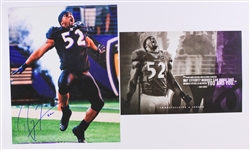 2007 Ray Lewis Baltimore Ravens Signed 16x20 Photo (JSA)