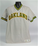 1983-84 Carney Lansford Oakland Athletics Road Jersey (MEARS LOA)
