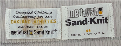 1983-84 Carney Lansford Oakland Athletics Road Jersey (MEARS LOA)