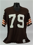 1982-83 Bob Golic Cleveland Browns Game Worn Home Jersey (MEARS A10)