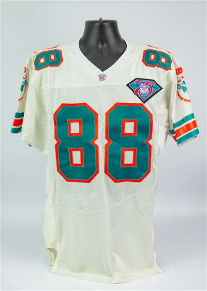 1994 Keith Jackson Miami Dolphins Road Jersey (MEARS A5)