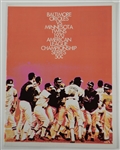 1970 Baltimore Orioles vs Minnesota Twins American League Championship Series Program 