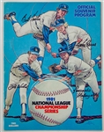 1981 Los Angeles Dodgers vs Montreal Expos National League Championship Series Program