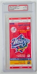 1998 New York Yankees vs San Diego Padres World Series Full Ticket (PSA Slabbed NM-MT 8)