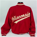 1960s Wisconsin Badgers Letterman Style Coaching Jacket of Hall of Famer Bob Johnson