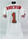 1997 Gary Anderson San Francisco 49ers Road Jersey (MEARS LOA)
