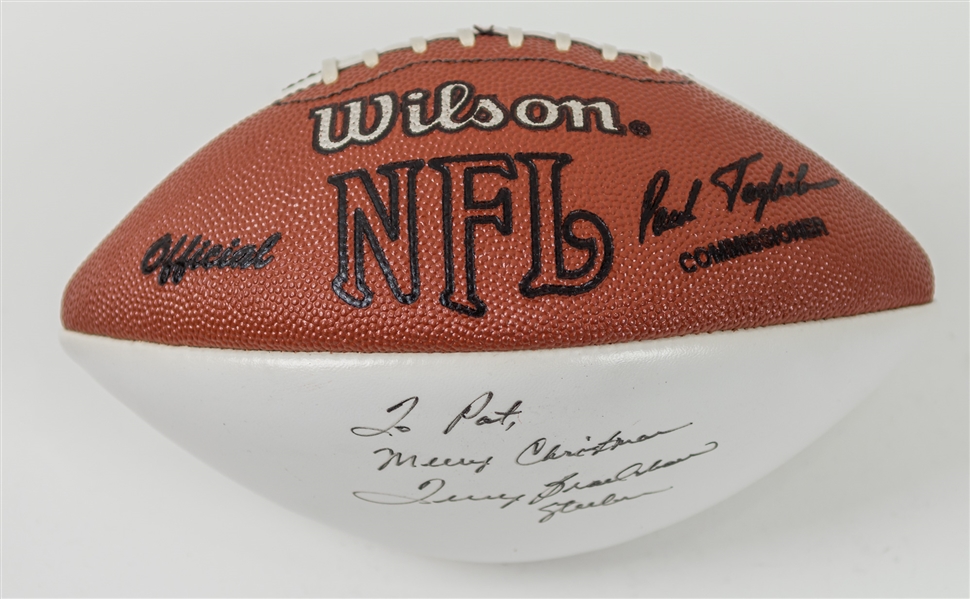 2000s Terry Bradshaw Pittsburgh Steelers Signed Football (JSA)