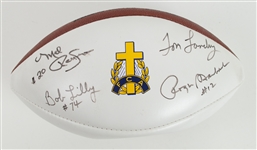 2000s Tom Landry Roger Staubach Mel Renfro Bob Lilly Dallas Cowboys Multi Signed Football (JSA)