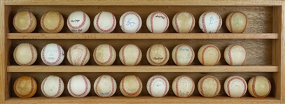 1970's-2000's Signed Baseball Collection - Lot of 73 w/ George Brett, Nolan Ryan, Warren Spahn & More (JSA)