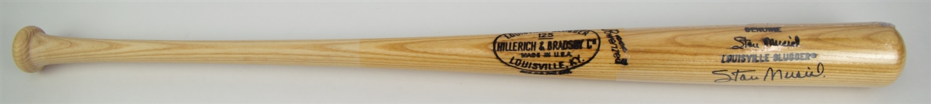 1970's Stan Musial St. Louis Cardinals Signed H&B Louisville Slugger Bat (JSA)