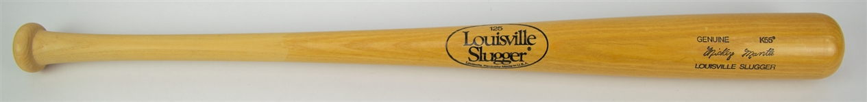 1980's Mickey Mantle New York Yankees Louisville Slugger Store Model Bat 