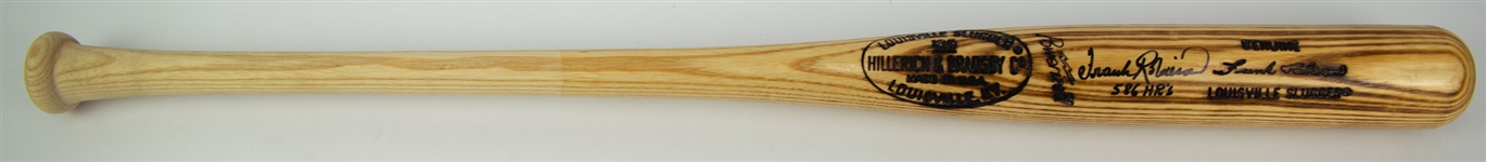 1970's Frank Robinson Baltimore Orioles Signed H&B Louisville Slugger Bat (JSA)