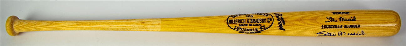1970's Stan Musial St. Louis Cardinals Signed H&B Louisville Slugger (JSA)