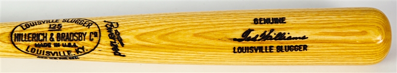 1970s Ted Williams Boston Red Sox H&B Louisville Slugger Store Model Bat 