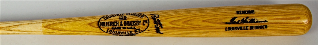 1970's Ted Williams Boston Red Sox H&B Louisville Slugger Store Model Bat 
