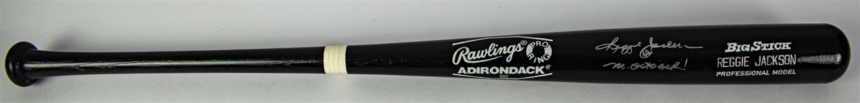 1980's Reggie Jackson New York Yankees Signed Rawlings Adirondack Bat (JSA)