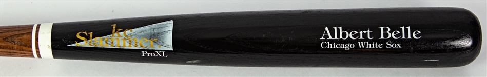 1997-98 Albert Belle Chicago White Sox KC Slammer Professional Model Bat (MEARS LOA)