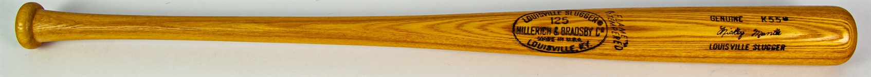 1970's Mickey Mantle New York Yankees H&B Louisville Slugger Store Model Bat 