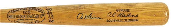 1973-74 Al Kaline Detroit Tigers Signed H&B Louisville Slugger Professional Model Game Used Bat (MEARS A9.5/JSA)