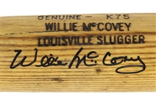 1976 Willie McCovey Padres/Athletics Signed H&B Louisville Slugger Professional Model Game Used Bicentennial Bat (MEARS A10/JSA & PSA/DNA GU 10)
