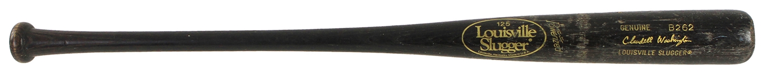 1986-88 Claudell Washington New York Yankees Louisville Slugger Professional Model Game Used Bat (MEARS LOA)