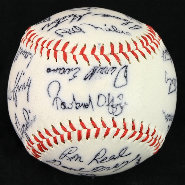 1975 Atlanta Braves Team Signature Stamped Baseball