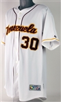 2009 Magglio Ordonez Team Venezuela Signed World Baseball Classic Jersey (MEARS LOA/JSA)