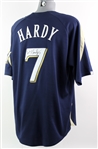 2008 JJ Hardy Milwaukee Brewers Signed Jersey (JSA)