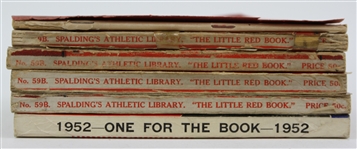 1924-52 Little Red Book & One For The Book Baseball Guides - Lot of 6