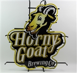 2010's Horny Goat Brewing Co. 24 x 27 x 7 Neon Bar Sign