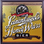 2000s Leinenkugels Honey Weiss Beer 26" x 26" Bar Mirror