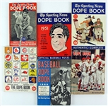 1942-68 Sporting News Baseball Dope Book Collection - Lot of 6
