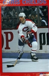 1989 Chris Chelios Montreal Canadiens 22" x 34.5" Starline Poster