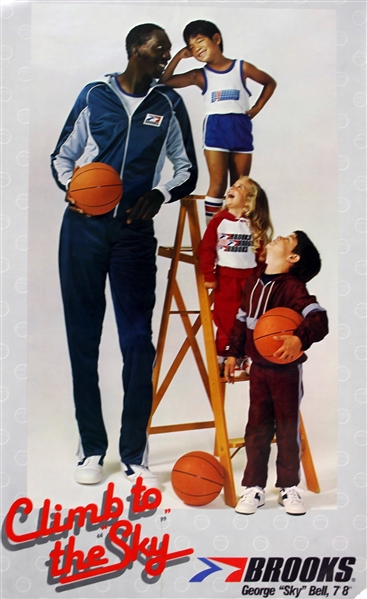 1980s George "Sky" Bell Climb To The Sky 18" x 30.5" Brooks Poster