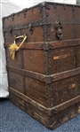 1937-1938 Circa Edward Froelich Brooklyn Dodgers Team Trainer Travel Trunk (MEARS LOA)