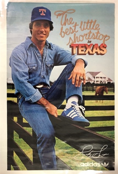 1983 Bucky Dent Texas Rangers Best Little Shortstop in Texas 22" x 34" Adidas Poster