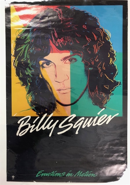1982-86 Billy Squier Beat Street The Firm ft. Jimmy Page Promotional Poster Collection - Lot of 4