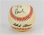 1970-73 Hank Aaron Atlanta Braves Signed ONL Feeney Baseball (JSA)