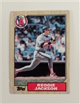 1980's Reggie Jackson California Angels Store Model Rawlings Mitt & Signed OAL Brown Baseball (JSA)