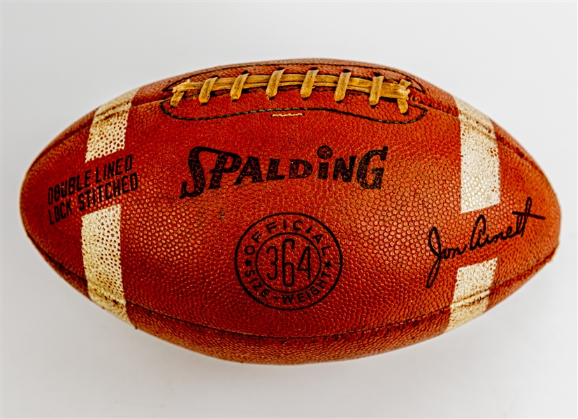 1950s-60s Jon Arnett Los Angeles Rams Store Model Spalding Player Endorsed Football w/ Original Box 